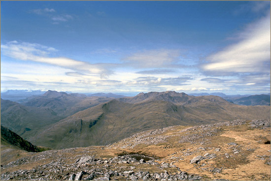 Buidhe Bheinn with Coire Lair etc. from Sgurr a' Mhaoraich