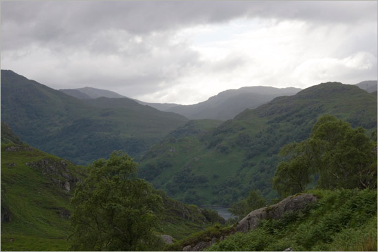 A wee evening peek down on Loch Beag