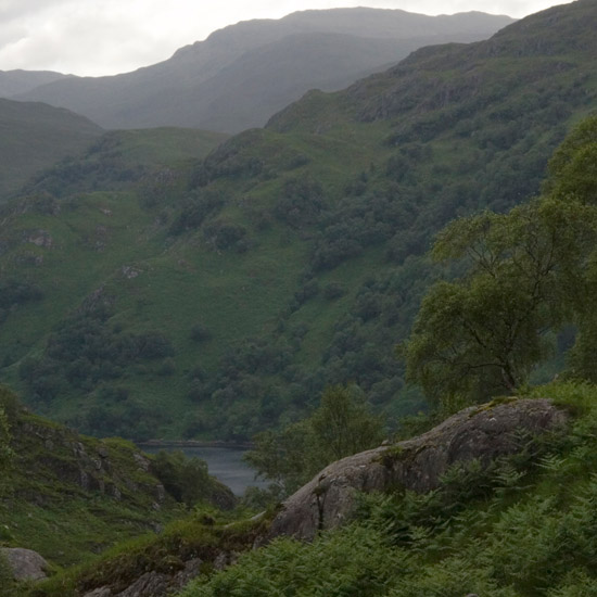 A wee evening peek down on Loch Beag