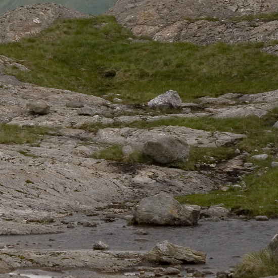 Zoom: The Ladhar Bheinn system from Slat Bheinn's shoulder